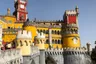 Yellow and red towers of the Pena Palace