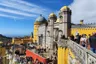 Visitors on the main terrace of the Pena Palace