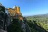 View from the Pena terraces over the forest of Sintra
